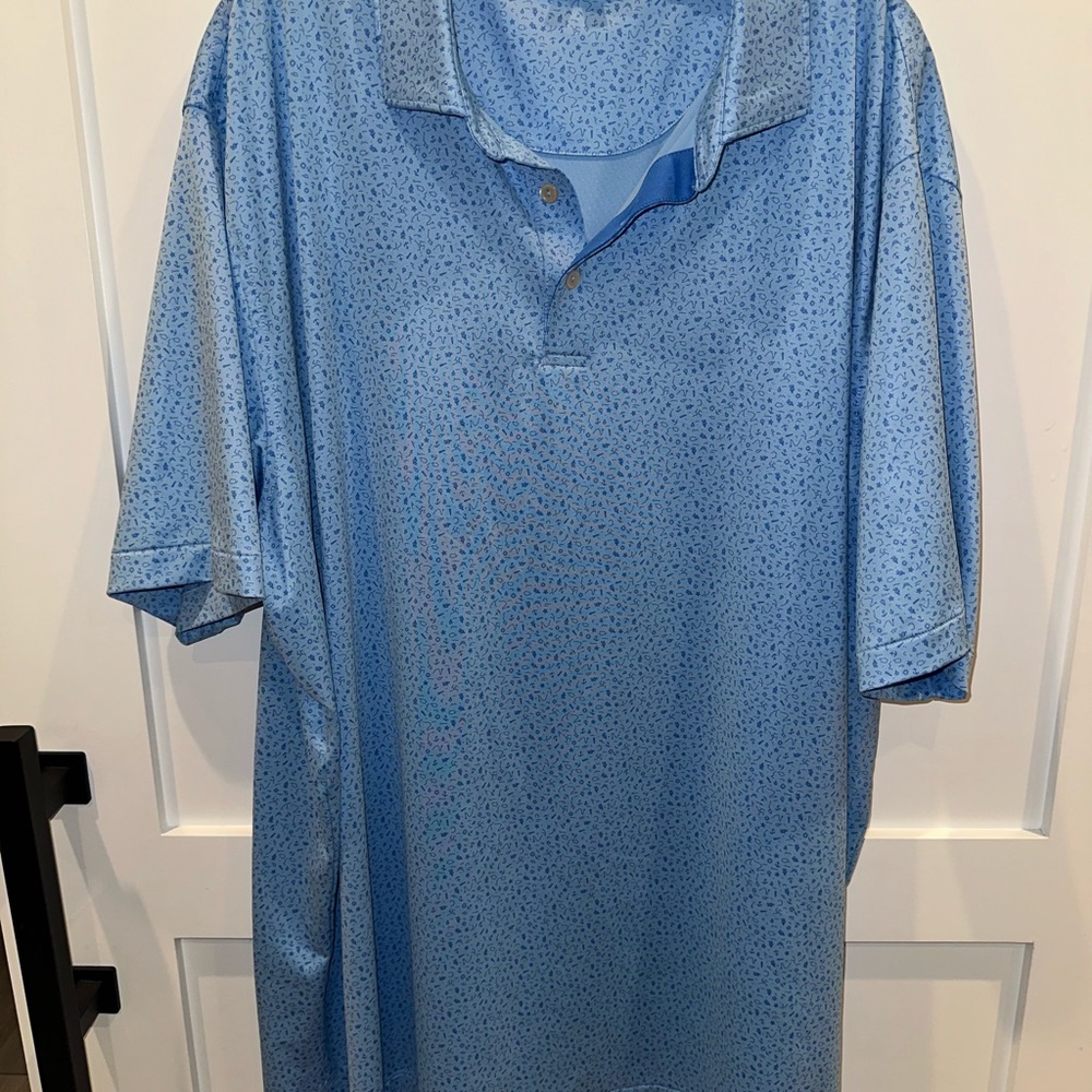 Peter Millar Polo~Marine Navigation~XXL~pre-owned